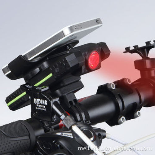 Waterproof bicycle power bank with LED light and SOS function